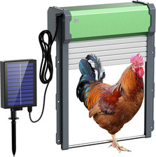 Automatic Chicken Coop Door Solar: Automatic Chicken Door - Solar Powered Chicke