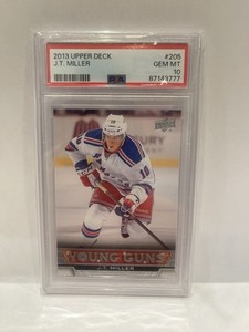 2013-14 Upper Deck Young Guns JT Miller #205 PSA 10 GEM MT Rookie RC