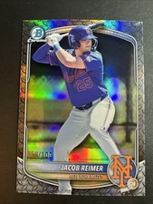 2025 Bowman Draft Baseball Jacob Reimer Steel Metal /100 #BDC-188 Mets
