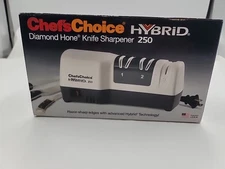 Chef'sChoice 250 Diamond Hone Hybrid Sharpener Combines Electric and Manual