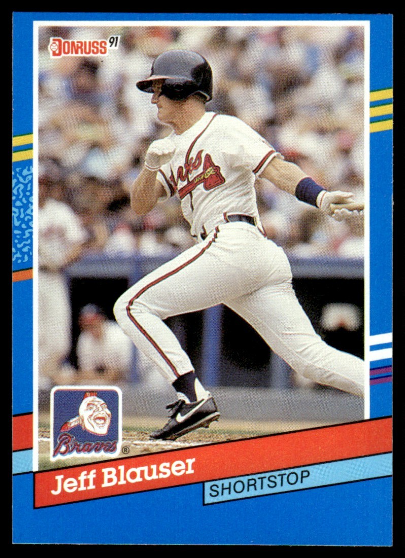 1991 DONRUSS JEFF BLAUSER #229 ATLANTA BRAVES 2593