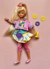 🤍 Barbie 🤍 1989 Vintage Cool Tops Doll & Accessories #4989