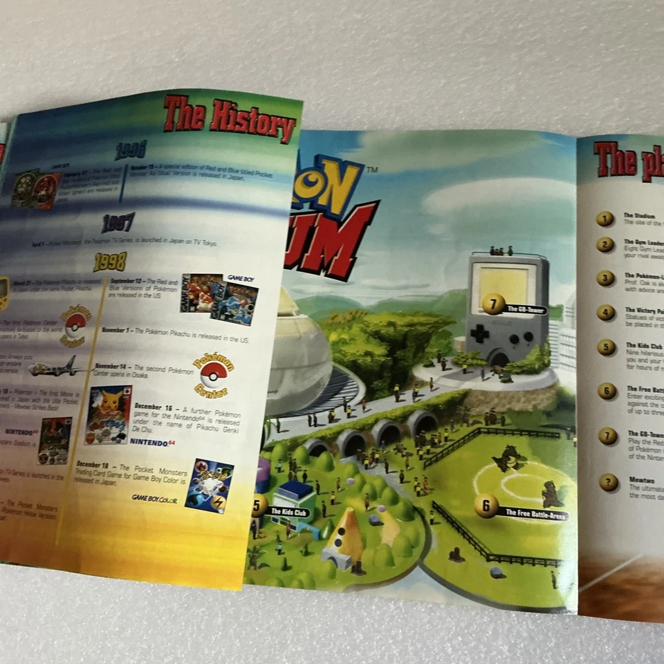 POKEMON STADIUM N64 STRATEGY GUIDE BOOK Official Nintendo 64 Game withfoldout - Image 4 of 4
