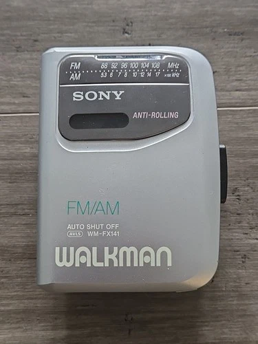 VTG Sony WM-FX141 Walkman Portable Cassette Player AM/FM w/ Belt Clip Working