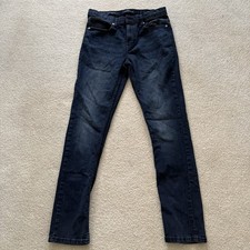 Calvin Klein Jeans 16 Boys Youth Size Blue Denim Adjustable Waist Skinny Leg