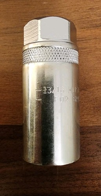 #ad #ad Vintage Husky USA CBD 626S 13 16quot; Spark Plug Socket 3 8quot; Drive Knurled 6pt $7.00