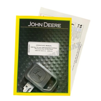 JOHN DEERE 1890 1895 AIR DRILL OPERATORS MANUAL #5 +!BONUS!