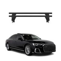 Menabo DachträGer GrundtäGer FüR Audi A8 Limo 2018-2026 50Kg Alu Schwarz 2 Tlg