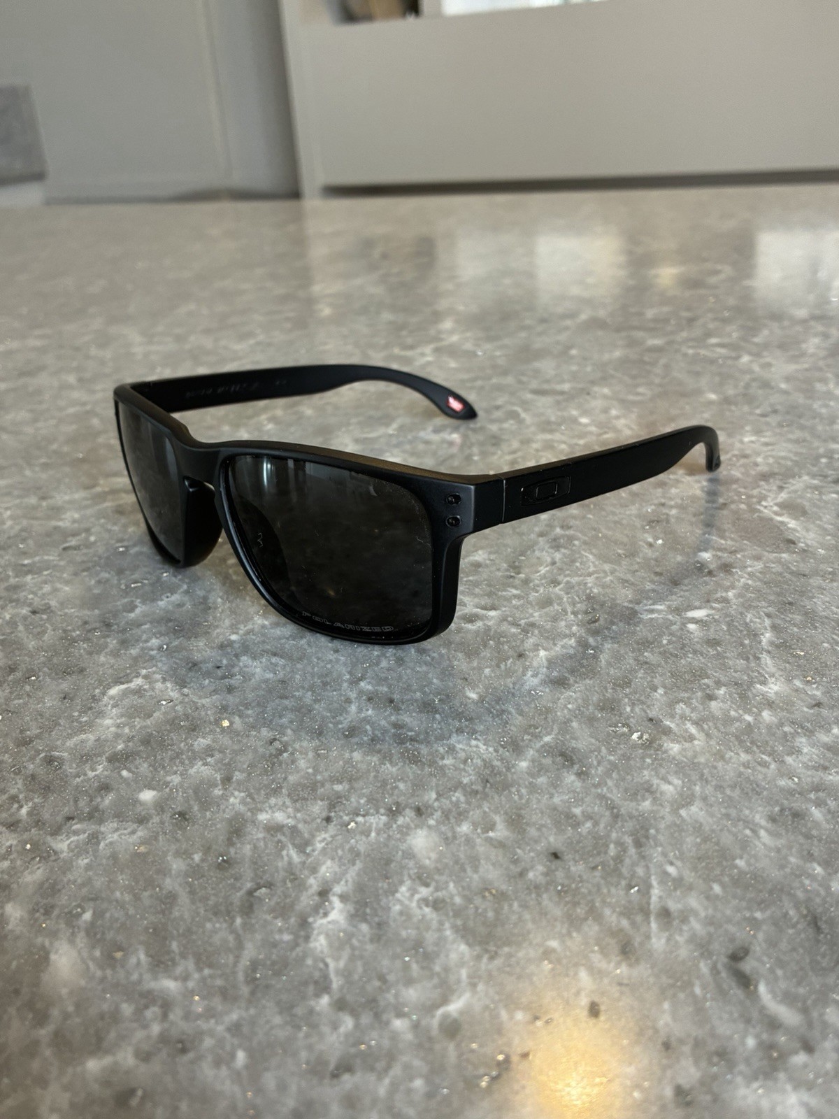 Oakley Holbrook Sunglasses Black Frame Black Lens With Box, Case, & Accessories alternate view 4