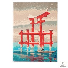 Diamond Fix Kit Ukiyo-e Snow at Miyajima 30 40cm 10-4851