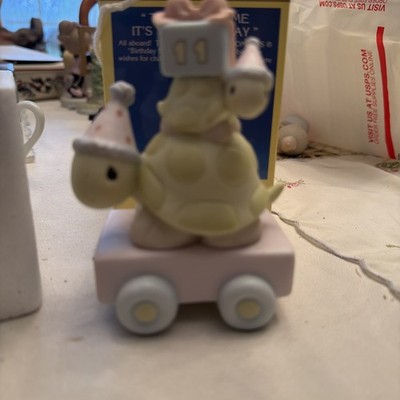 Precious Moments Birthday Train Age 11 TURTLE TAKE YOUR TIME IT'S YOUR BIRTHDAY
