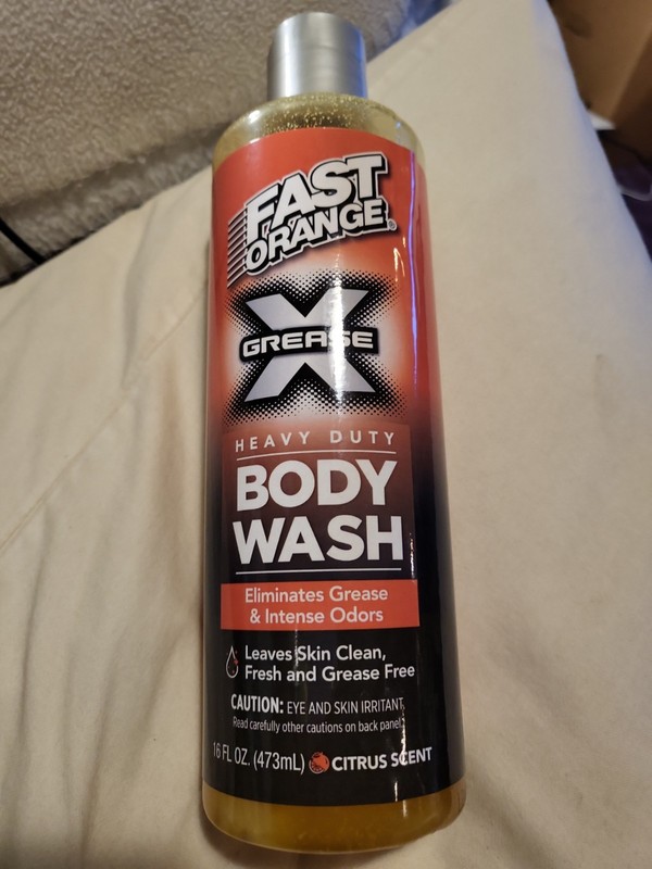 Fast Orange 25716 Grease X Body Wash Heavy Duty Shower Gel Mechanic Body Wash