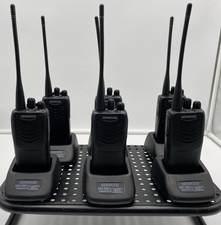 LOT OF 6 Kenwood TK-3000AU-K UHF TRANSCEIVER w/ Charging Cradles