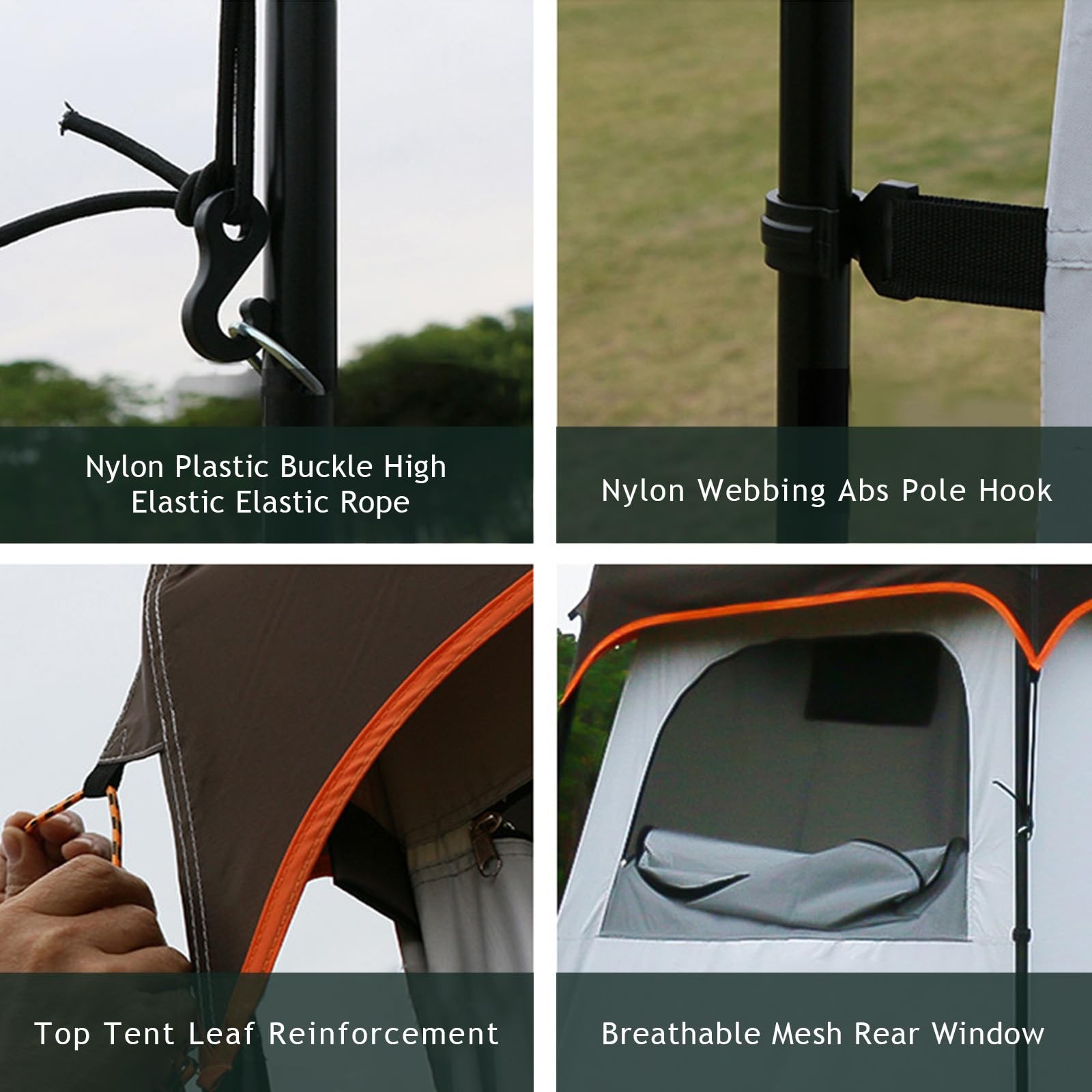 Camping Tent Shower Tent,Outdoor Changing with Built-in Hook,Holds 20 Liters ...