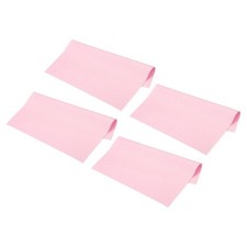 12pcs Microfiber Cleaning Cloth 6" x 6" Suede for Camera Lens Eyeglasses Pink