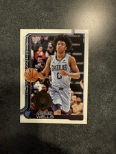 2025 Topps Flagship Basketball Jaylen Wells All Rookie Team Base #183 Grizzlies 