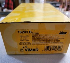 RARO 5 interruptores de salida Vimar Idea Outlet 16283.B en cajas NUEVO PAQUETE SELLADO 5 NUEVO