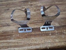 Christophe D AFA Clips d'orteils chromés vintage rétro acier Christophe D AFA Clips d'orteils chromés vintage rétro acier