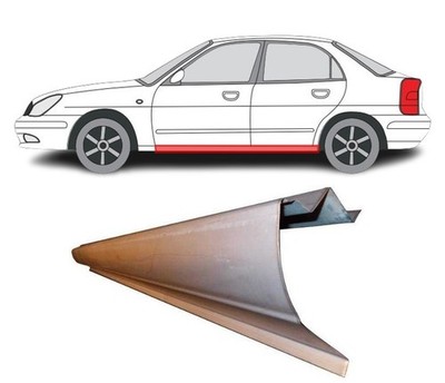 Für Daewoo Nubira 1997- Schweller Reparaturblech/ Links=Rechts