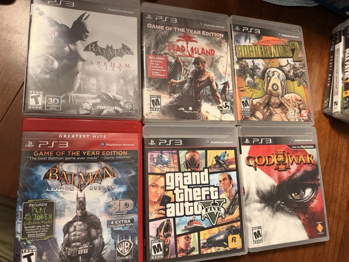 Lot De 12 Jeux Sony Playstation PS3 - Tous Complets, Bon état