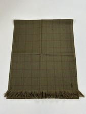  MINOR DEFECT Polo Ralph Lauren Thin Wool Herringbone Scarf - Olive -
