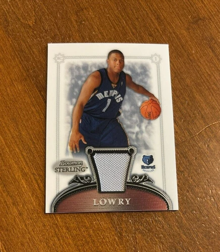 Kyle Lowry 2006-07 Bowman Sterling Rookie Jersey #70 Memphis Grizzlies RC