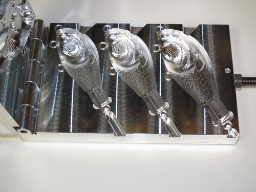 Saltwater Guppy Mojo mold 20,24,32oz Swing Hook CNC Aluminum - Picture 2 of 7