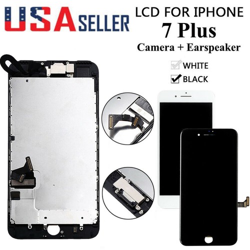 For iPhone 7 Plus A1661 A1784 5.5"LCD Touch Screen Replacement+Camera&Earspeaker