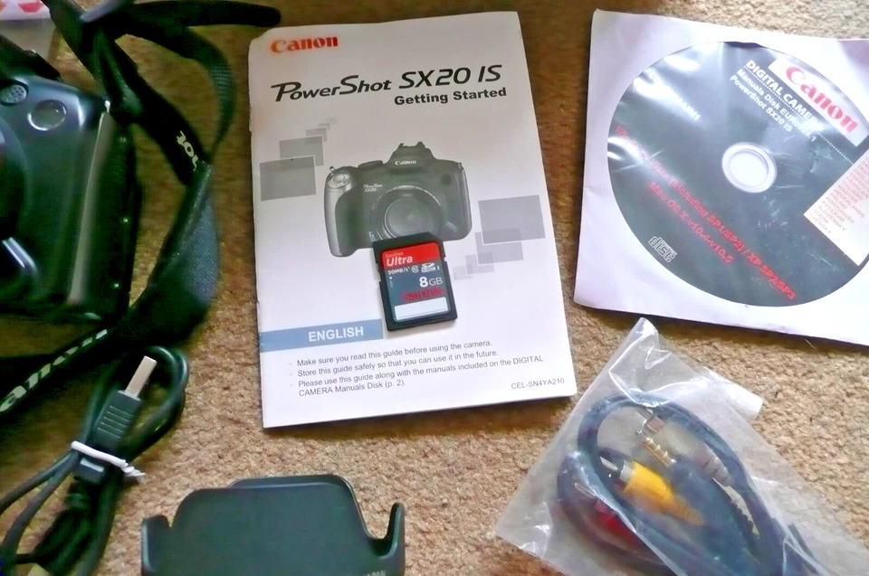 CANON POWERSHOT SX20 IS 12.1 MEGA PIXELS 20X WIDE ZOOM DIGITAL CAMERA - Изображение 4 из 4