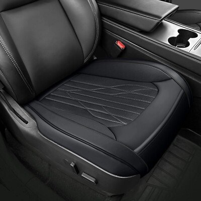 SanQing Car Seat Cover 2PCS Luxury Napa Leather Seat Covers for Tesla Model 3...