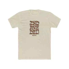 2nd Second Avenue Deli Restaurant Kosher New York City Cotton Crew Tee