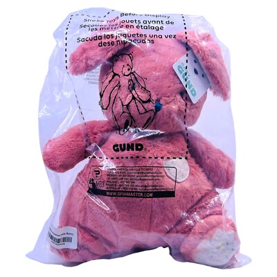 Baby GUND Dusty Rose Pink Oh So Snuggly Bunny 12.5” Stuffed Animal Toddler  Toy