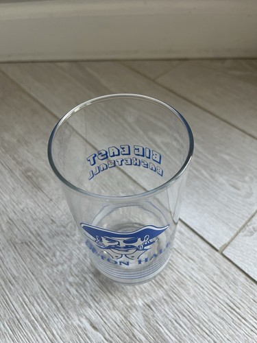 Getty Benzina Seton Hall Pirates Big East Basketball Glass HI Ball 16 oz anni '80 - Foto 2 di 6
