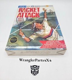 Vintage NES Racket Attack 1988 Jaleco - Brand New Factory Sealed H-Seam Hang Tab