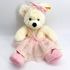 VTG STEIFF KNOPF IM OHR BALLERINA LOTTE BEAR PLUSH-RETIRED- 111914-VERY RARE-HTF