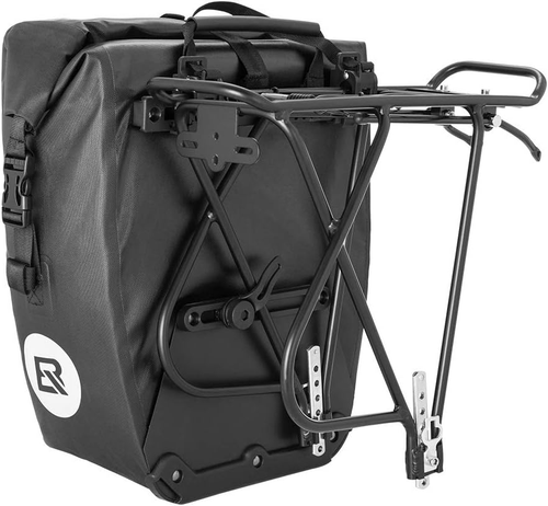 Bike Pannier Waterproof 27L Large Capacity Bike Bag Rear Rack Waterproof for Gro - Picture 7 of 7