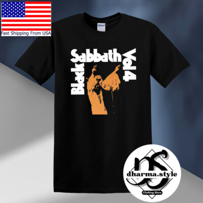 Black Sabbath Vol 4 Men's Black T-Shirt Size S-5XL