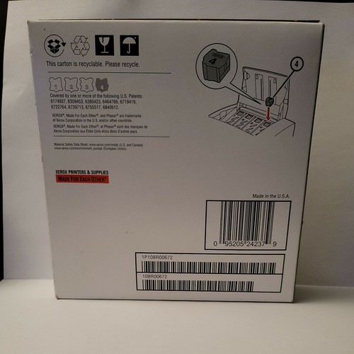 Xerox 108R00672, BLACK Solid Ink for Phaser 8500/8550 Printers - 第 2/4 張圖片