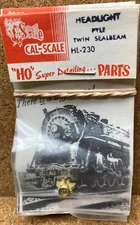 Pyle Twin Sunbeam Headlight (Brass Casting) Cal Scale 190-230 Model RR HO Scale
