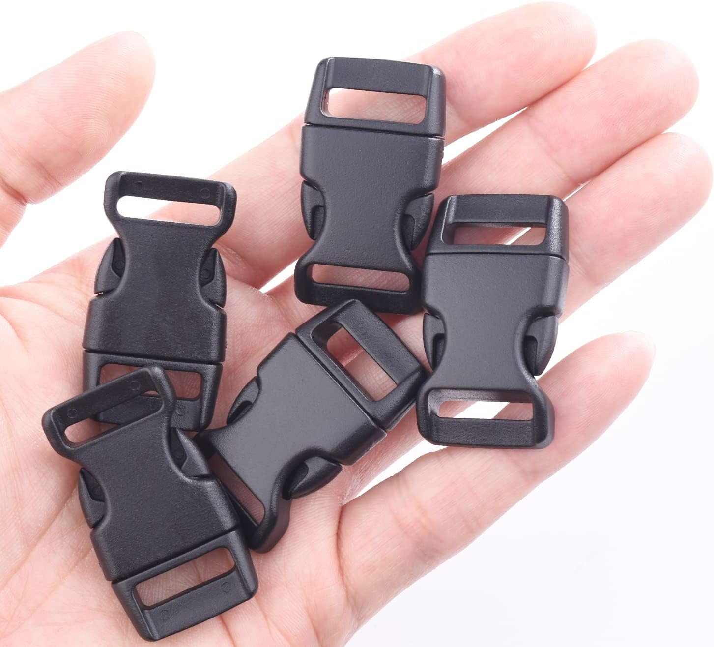30 Pack 5/8 Inch Side Release Buckles, Contoured Plastic Paracord Bracelet Buckl eBay