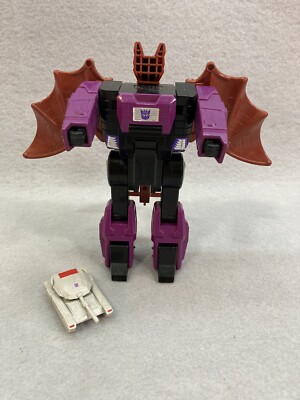 VINTAGE 1987 G1 HASBRO TAKARA HEADMASTER MINDWIPE BAT (not Complete)