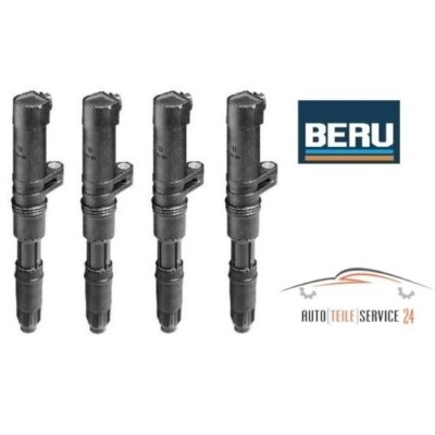 4x Beru Zündspule Zündspulessatz für Dacia Opel Renault Laguna 1.6 2.0