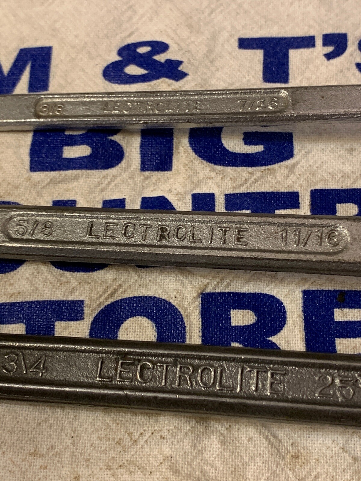 Tru Fit 4pc 12 Point Deep Offset Box Wrench Set Made in USA