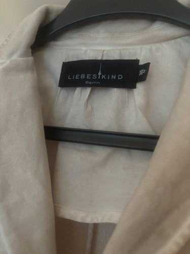 LIEBESKIND: Design - Sweatshirt-Jacke/ Blazer in Größe M = 36/ 38: Beige-Rose - Bild 5 von 11