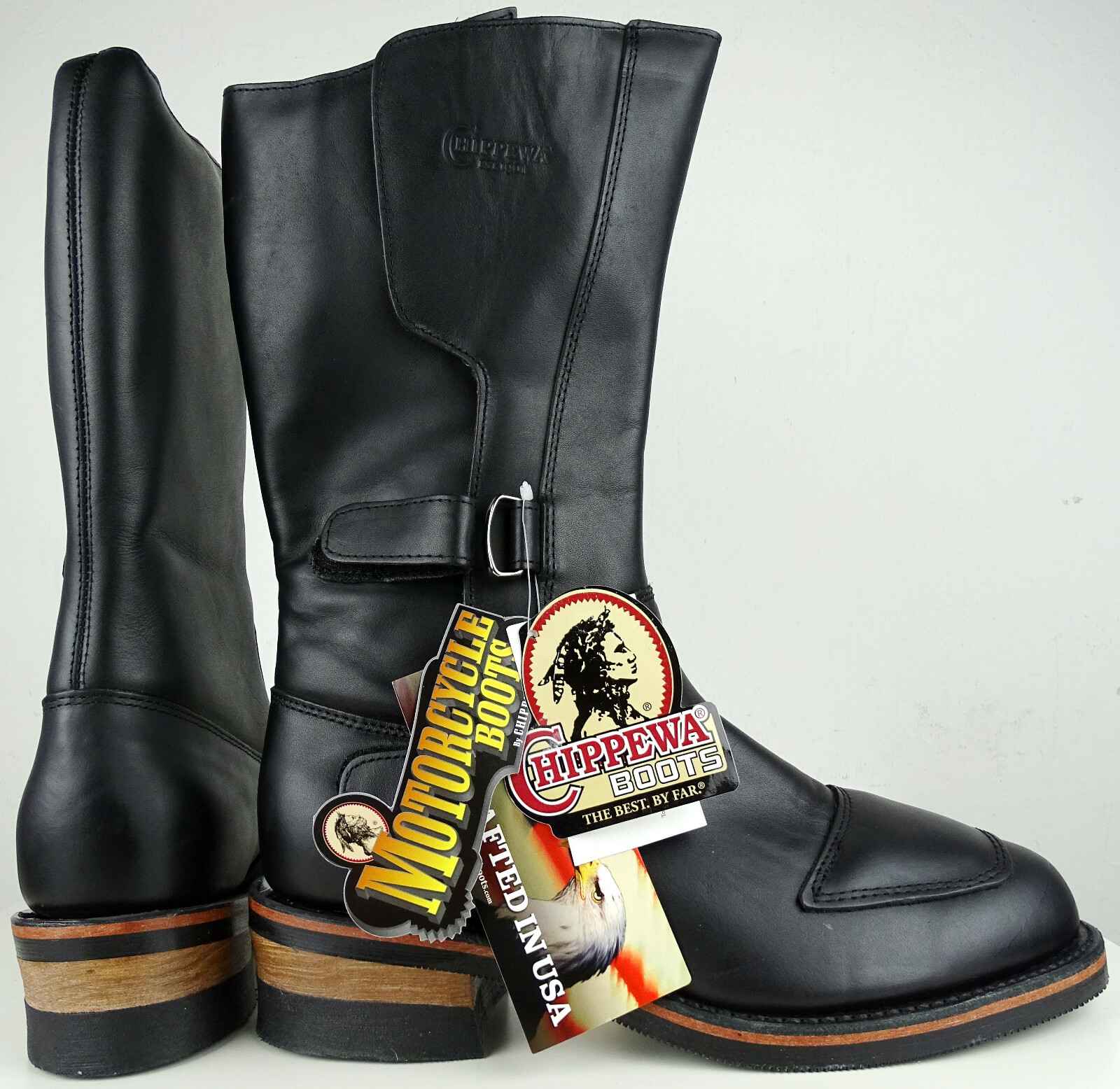 chippewa biker boots