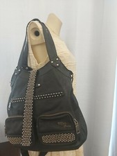 TOMMY HILFIGER originale rara borsa Shoulder bag handbag tracolla pelle Lady
