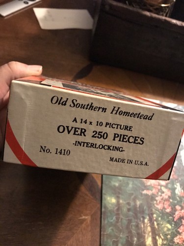 Perfect Picture Puzzle Value+ Old Southern Homestead Complete in Original Box - Picture 5 of 7