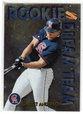 1995 SCORE "ROOKIE DREAM TEAM" GARRET ANDERSON #RDT8 NICE!