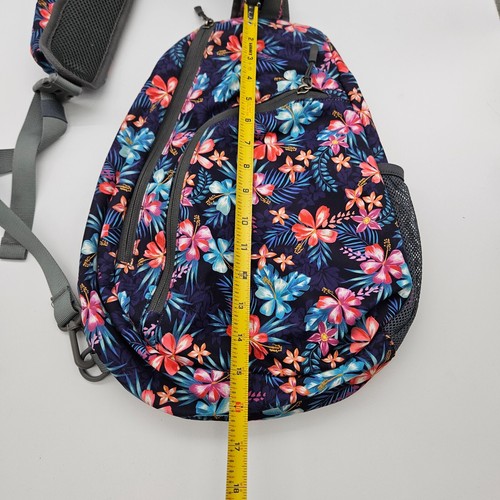 Bright Floral Holybird Sling Shoulder Crossbody Bag - Picture 9 of 10