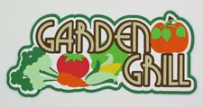 Garden Grill Disney Title Paper Die Cut Paper Scrapbook Embellishment